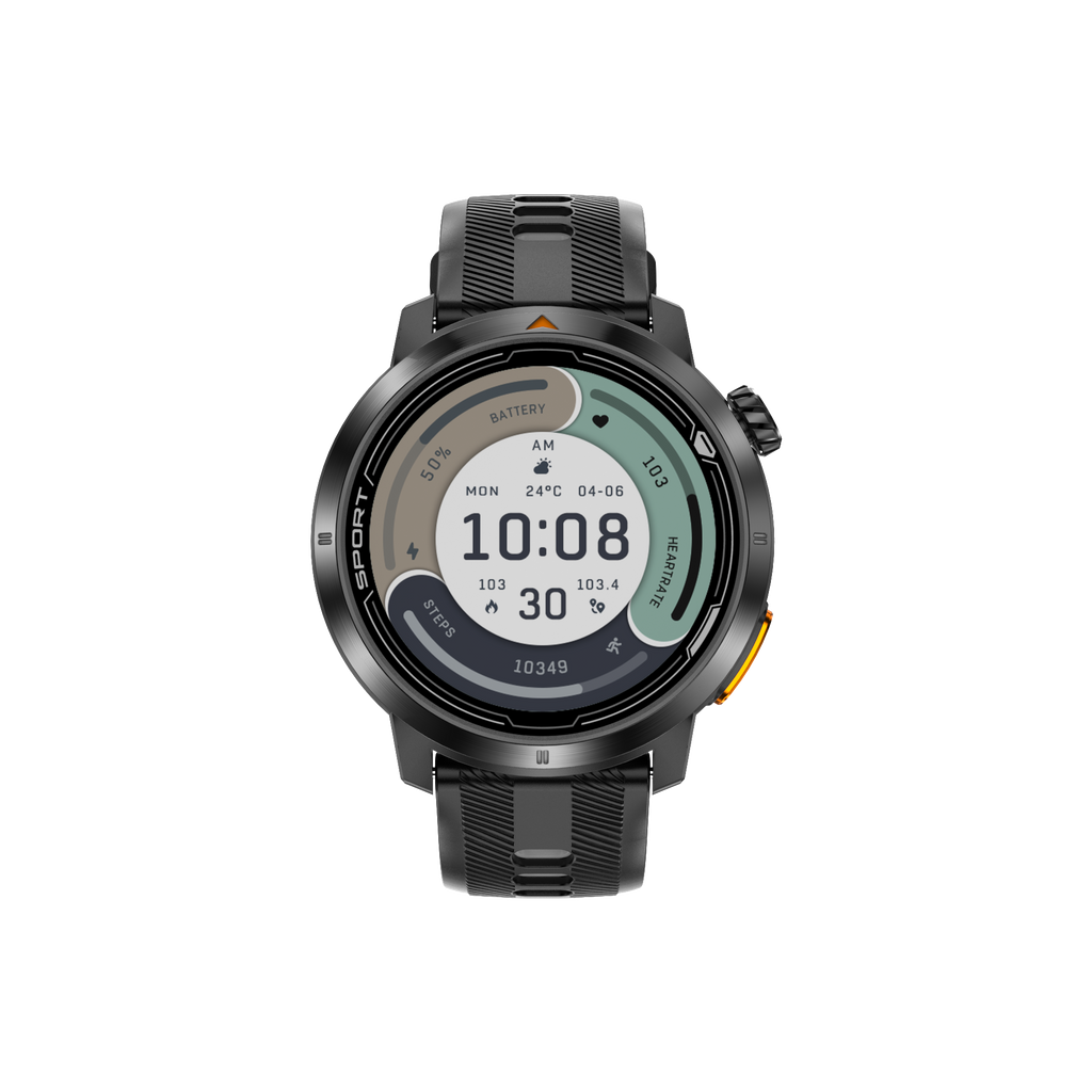 XG9 Smart Watch Gunmetal Black Side