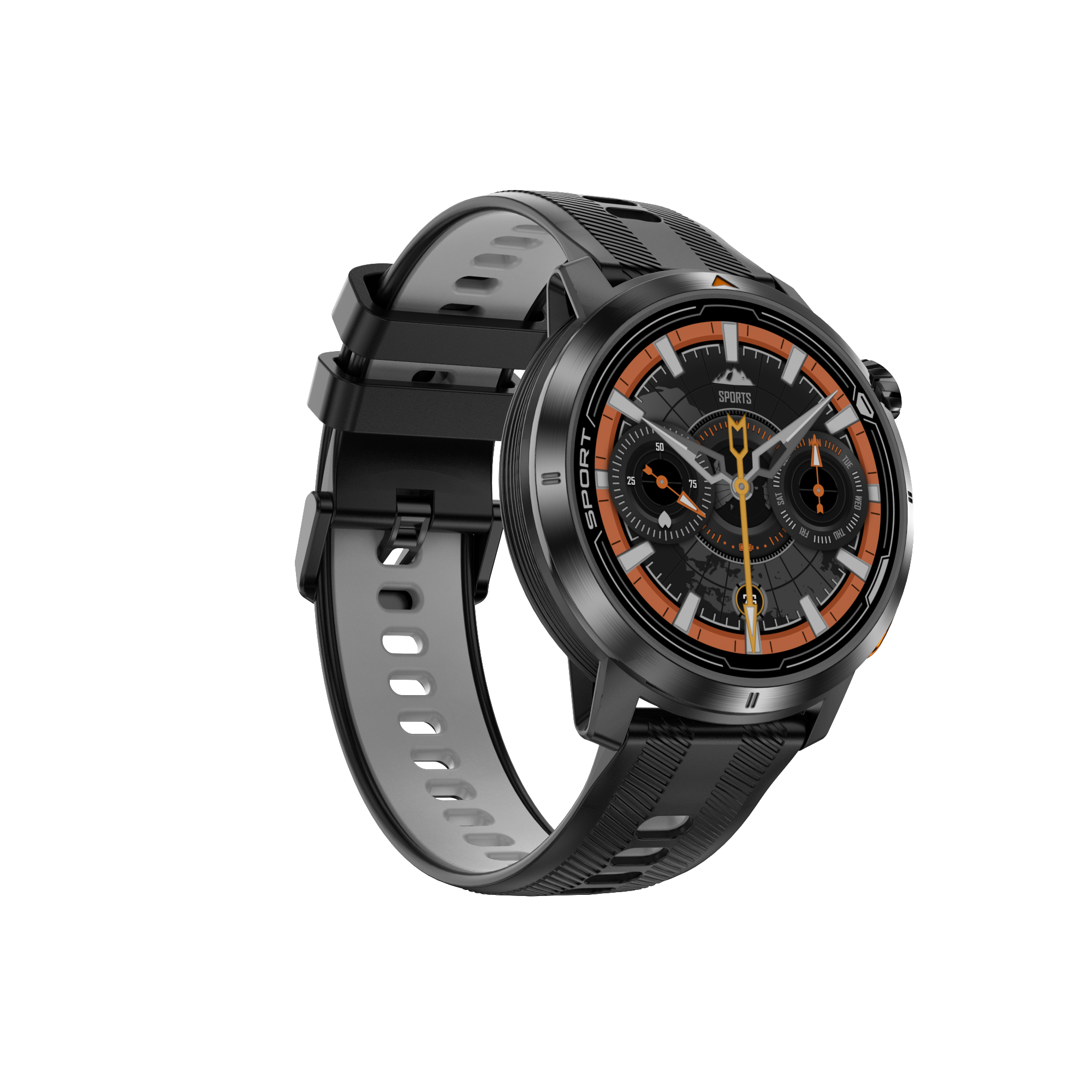XG9 Smart Watch Gunmetal Black Detail