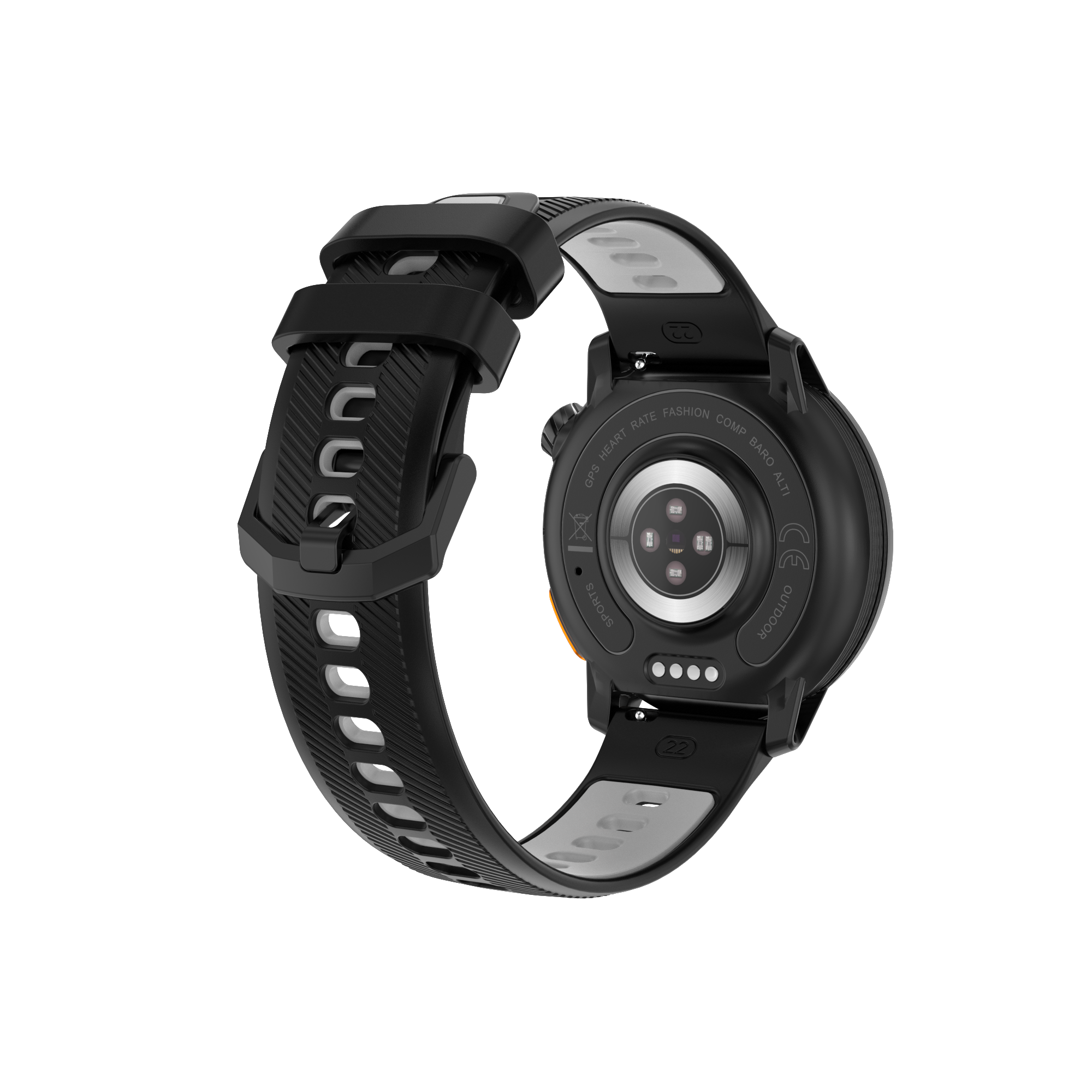 XG9 Smart Watch Gunmetal Black Worn