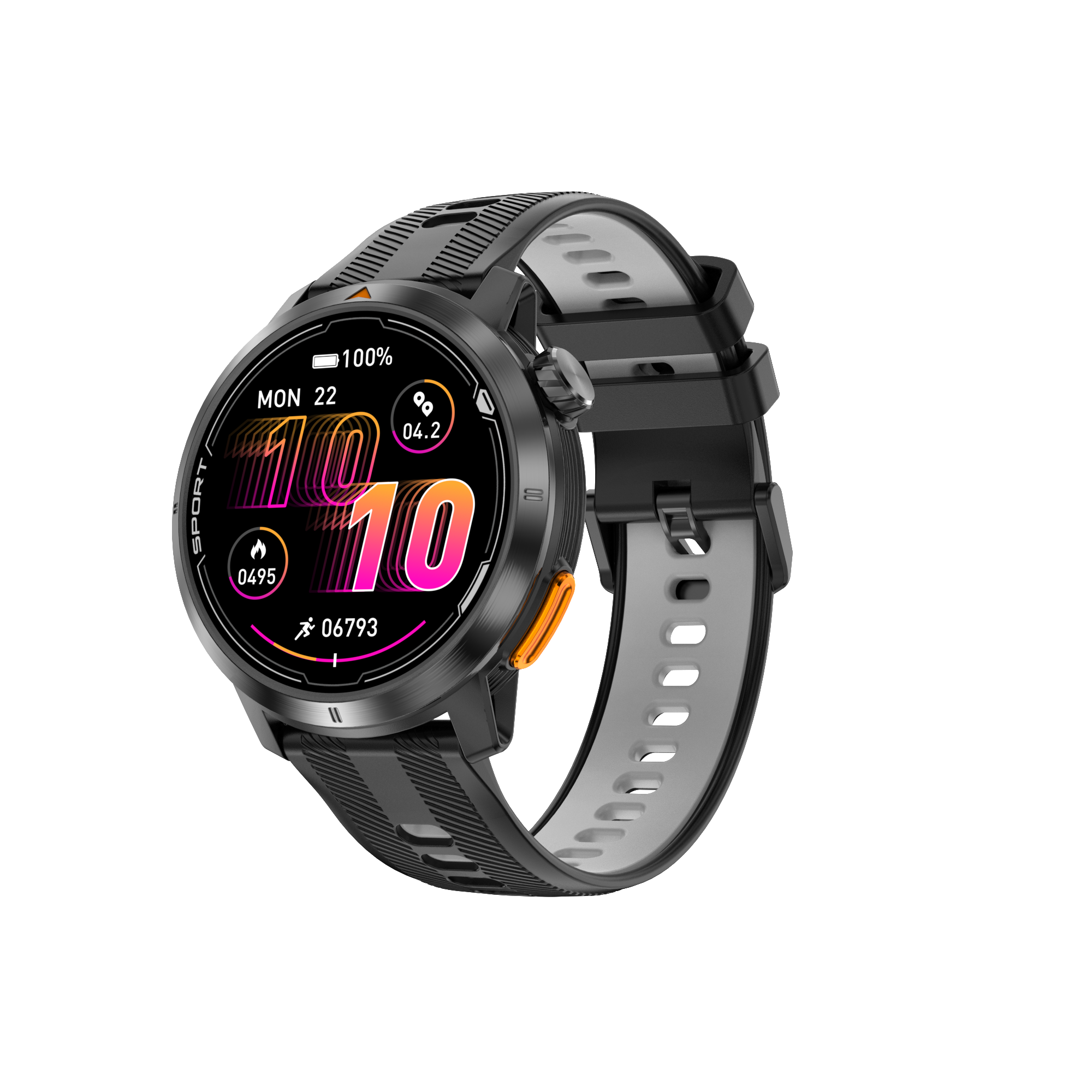 XG9 Smart Watch Gunmetal Black