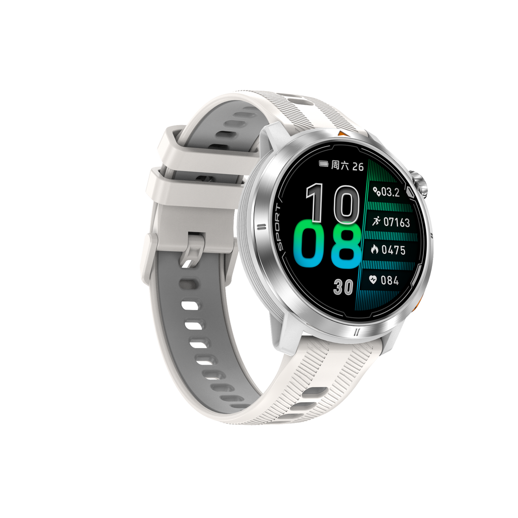 XG9 Smart Watch Silver White Back